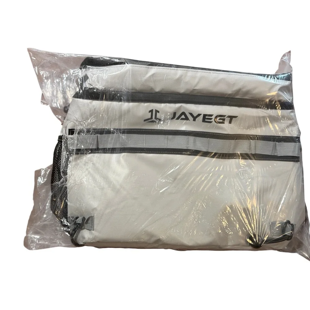 JAYEGT Insulated Soft Cooler Bag Silver Portable Leakproof Kyak Cooler